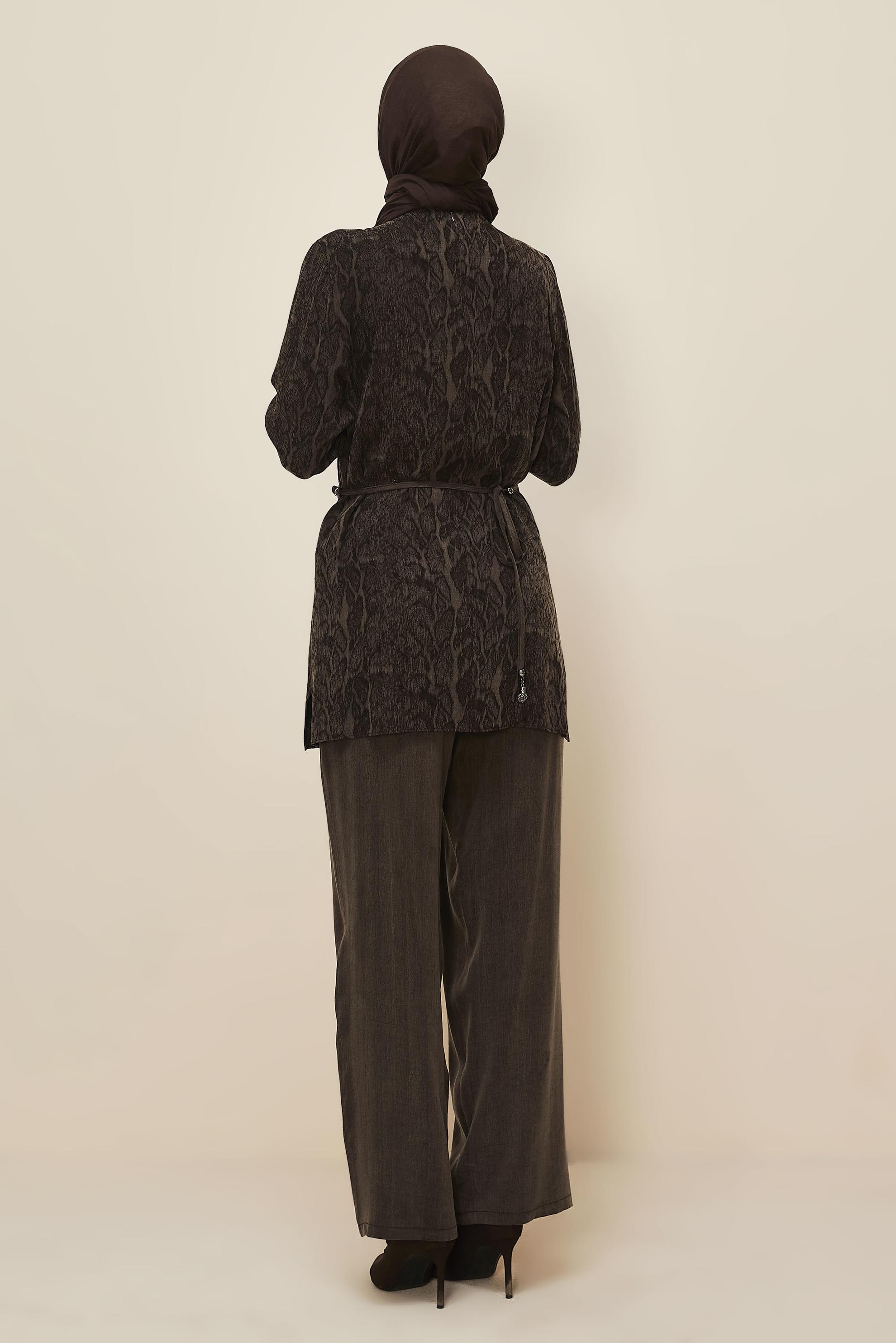 Hijab clothing BROWN 46139 CUPRO 2286 2′Lİ PANT.TK. 38-46 TEK40