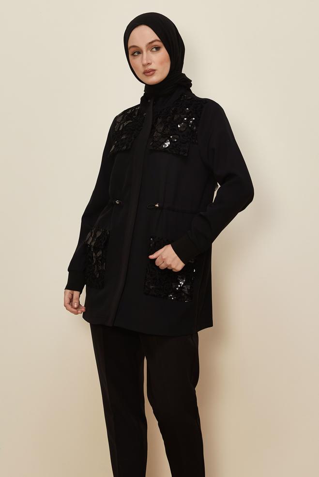 Hijab clothing BLACK 46165 44102 2&prime;Lİ PANT.TK. 38-44 TEK 40 - ALVİNA