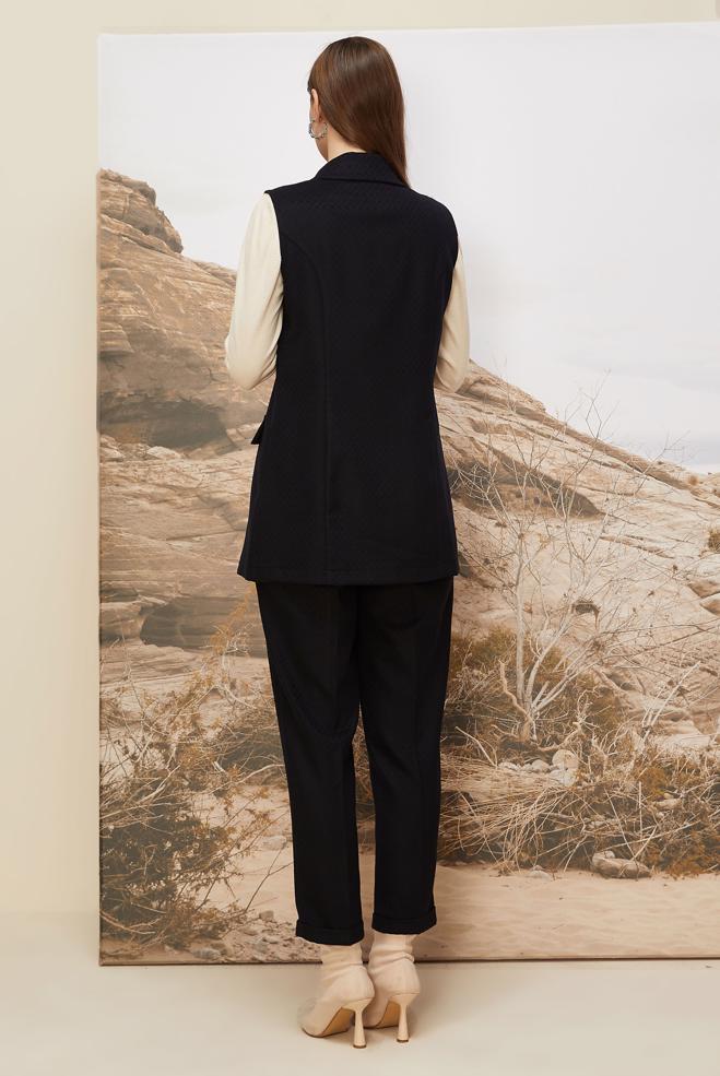 Tesettür giyim SİYAH 46205 RENO 101771 2 Lİ PANT.TK.38-44 TEK 40 - ALVİNA