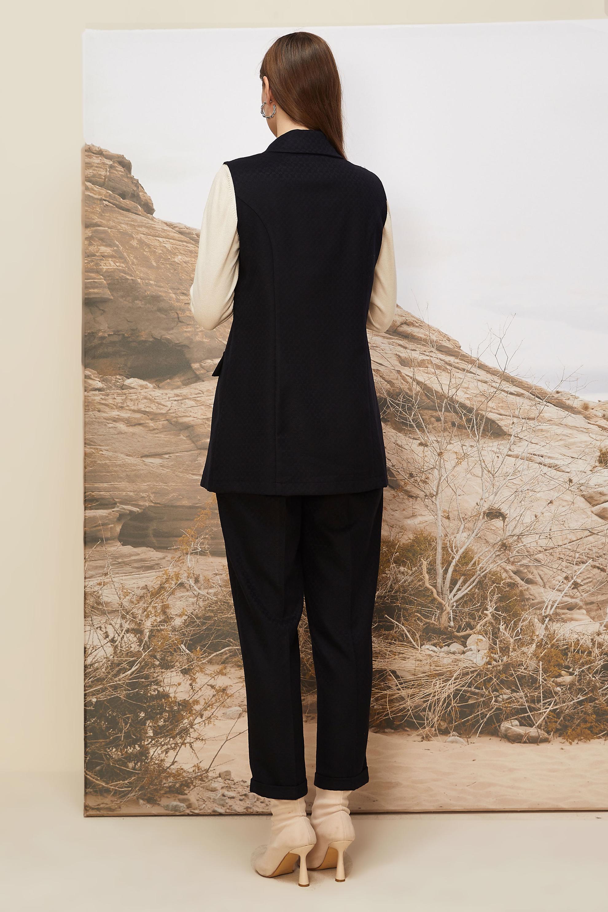 Tesettür giyim SİYAH 46205 RENO 101771 2 Lİ PANT.TK.38-44 TEK 40