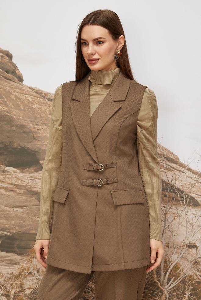 Tesettür giyim KAHVE 46205 RENO 101771 2 Lİ PANT.TK.38-44 TEK 40 - ALVİNA