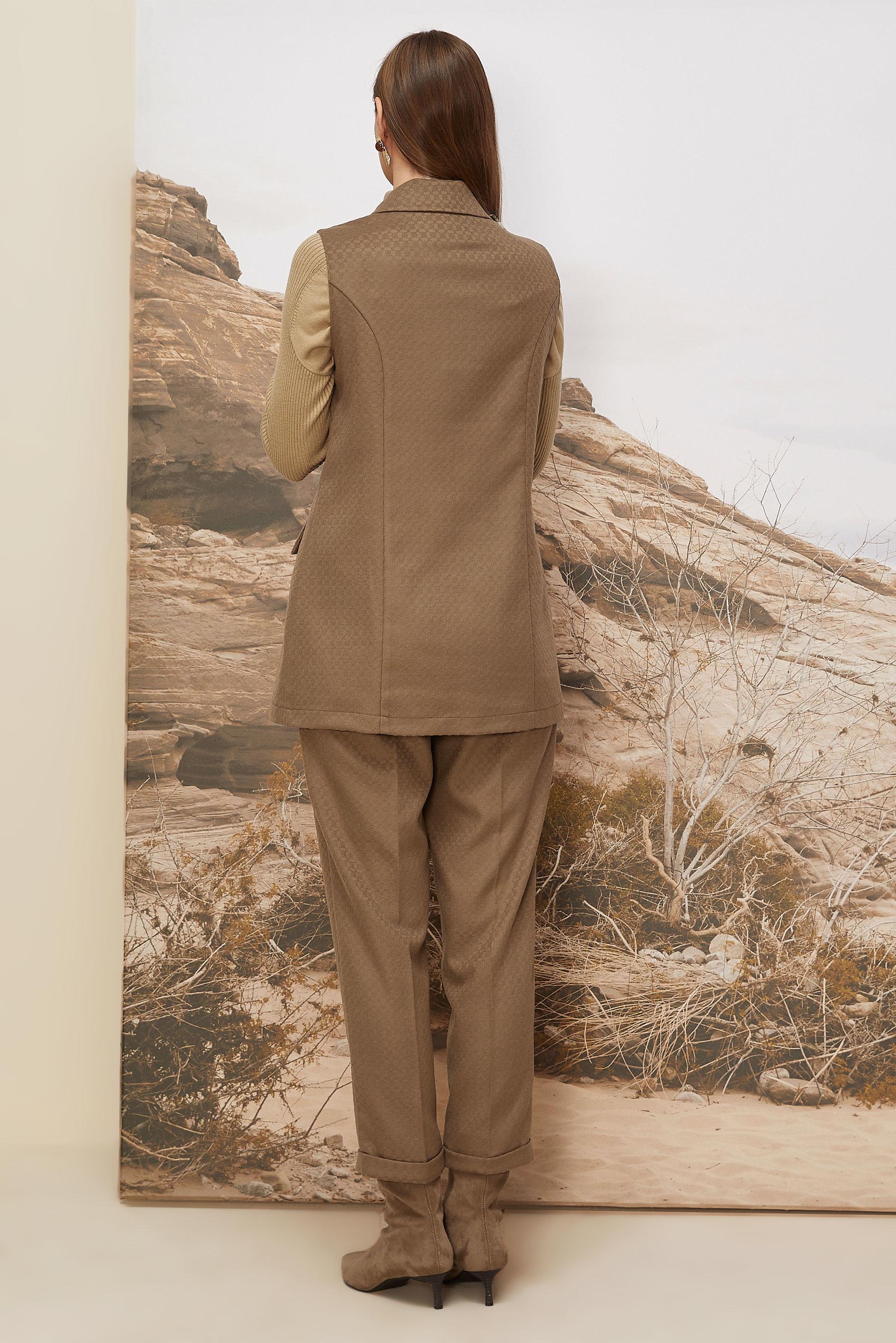 Tesettür giyim KAHVE 46205 RENO 101771 2 Lİ PANT.TK.38-44 TEK 40