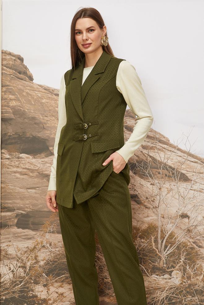 Tesettür giyim YEŞİL 46205 RENO 101771 2 Lİ PANT.TK.38-44 TEK 40 - ALVİNA