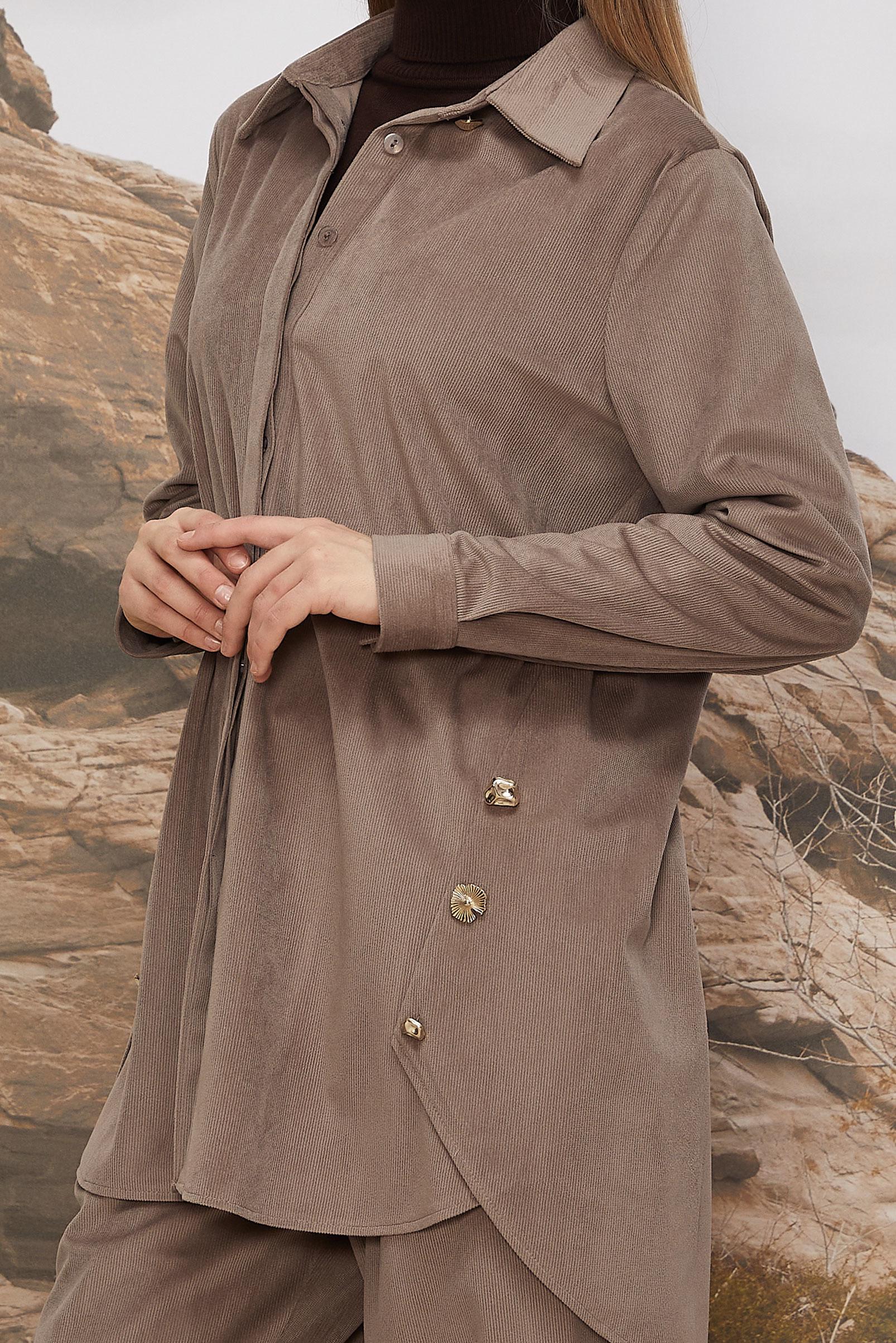 Hijab clothing MINK VELVET PANTSUIT 46239