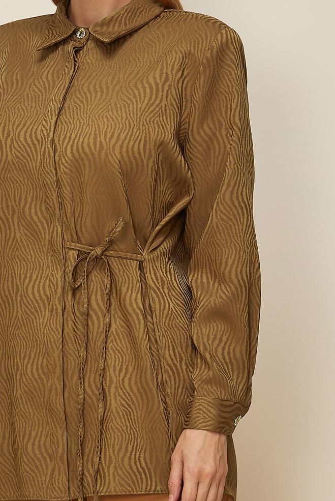 Hijab clothing TABA SIDE TIE TUNIC 20904 - ALVİNA