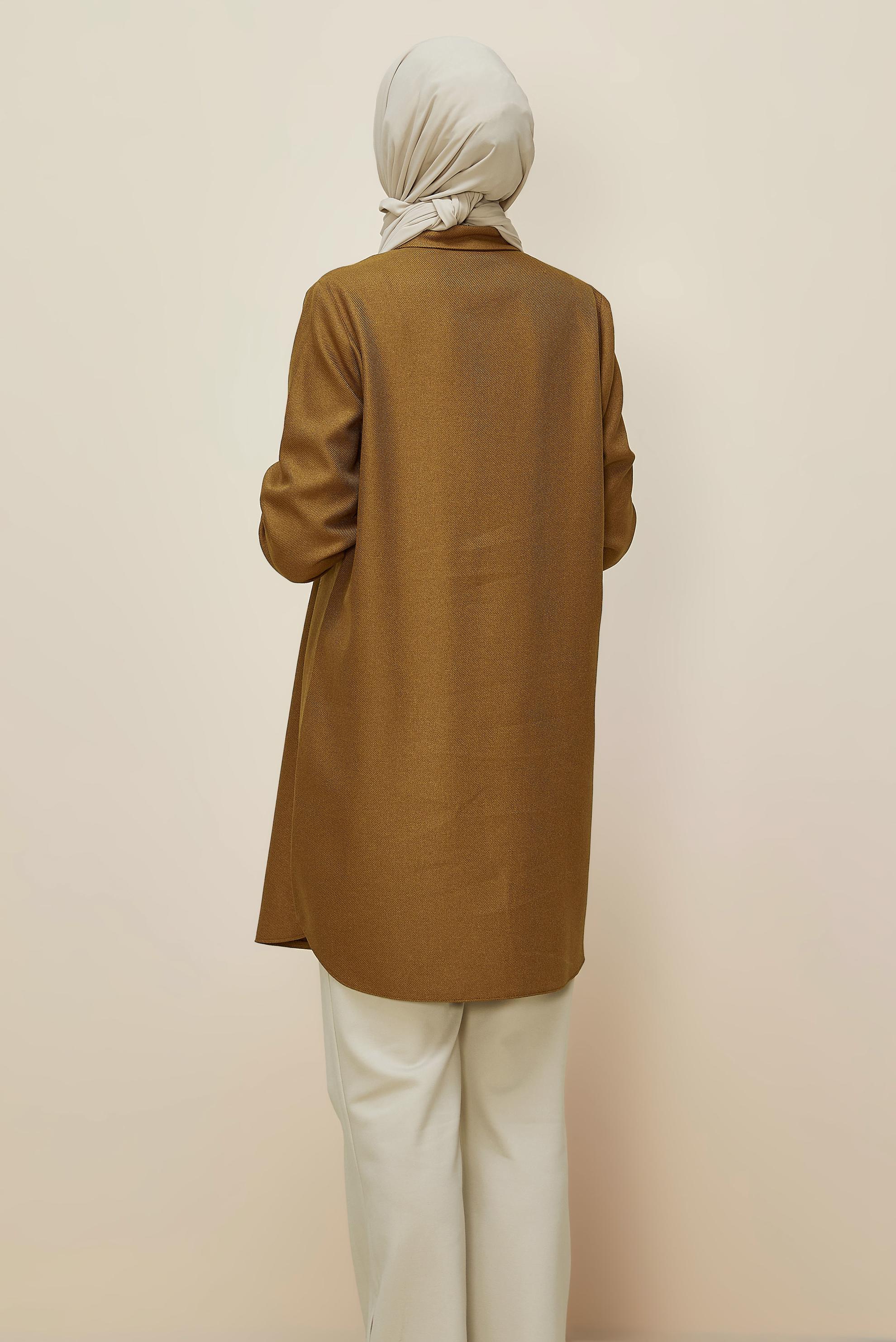 Vêtements hijab JAUNE 45047 44115 TUNİK 40-46 TEK 38