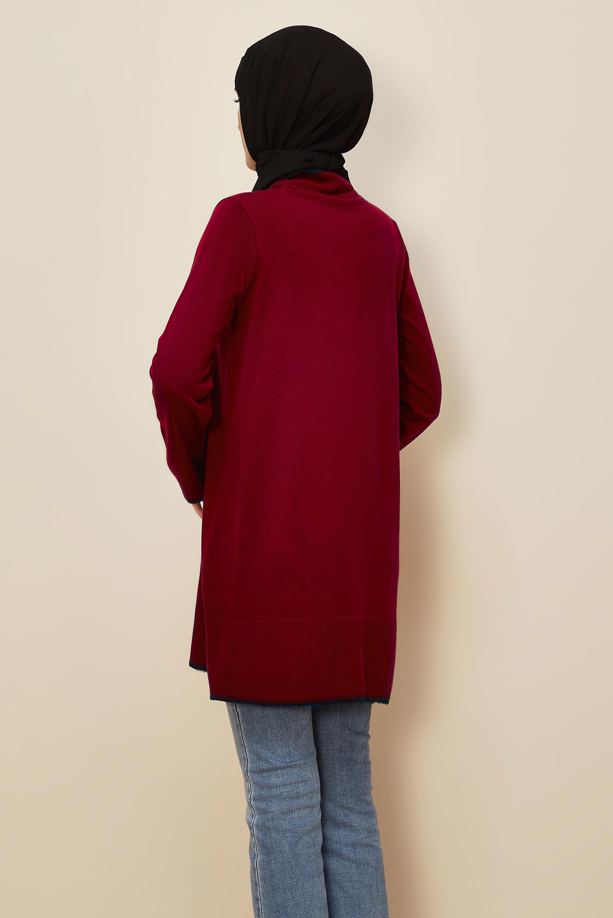 Hijab clothing RED KNITWEAR TUNIC 45800