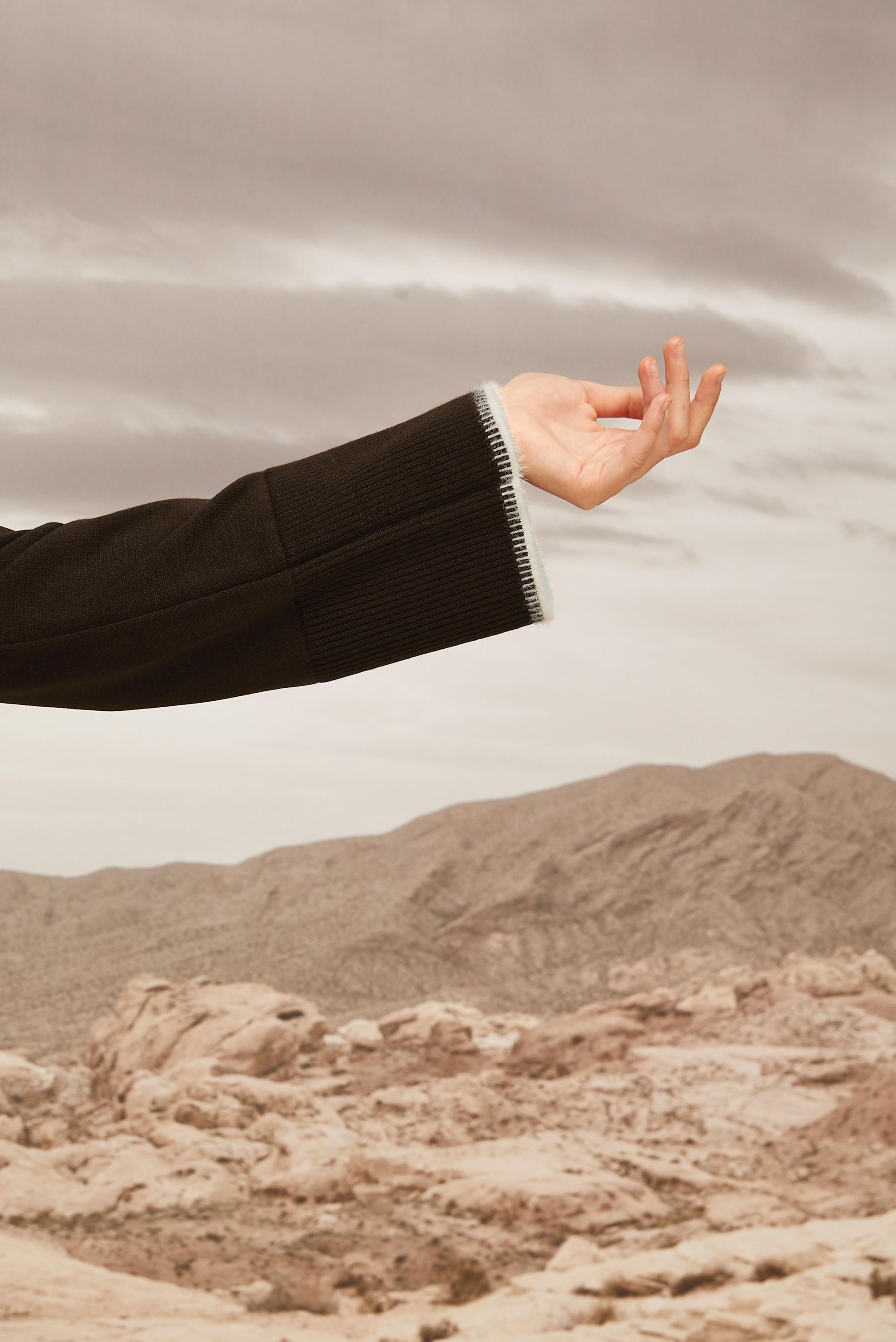 Tesettür giyim KAHVE TRİKO TUNİK 45800