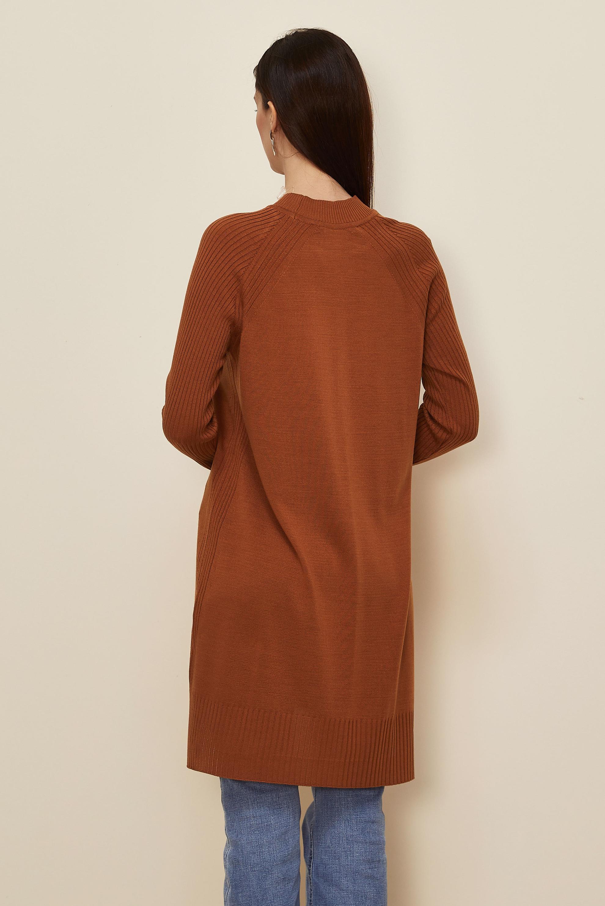 Hijab clothing ORANGE KNITWEAR TUNIC 45812