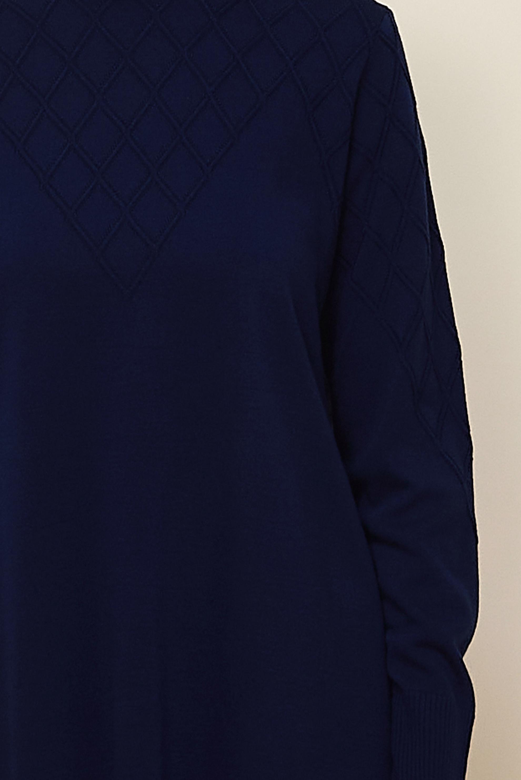 Tesettür giyim LACİVERT TRİKO TUNİK 45819