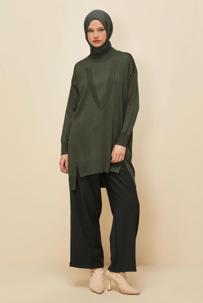 Tesettür giyim  Trikonun Doğal Akışı - ALVİNA