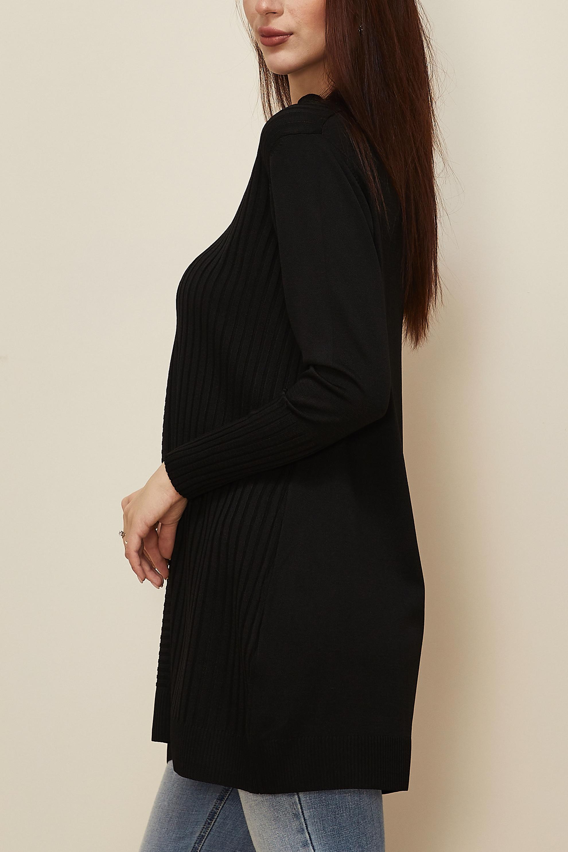 Hijab clothing BLACK KNITWEAR TUNIC 45846