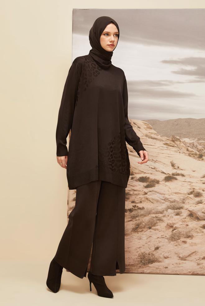 Vêtements hijab  TUNIQUE EN MAILLE 45850 - ALVİNA