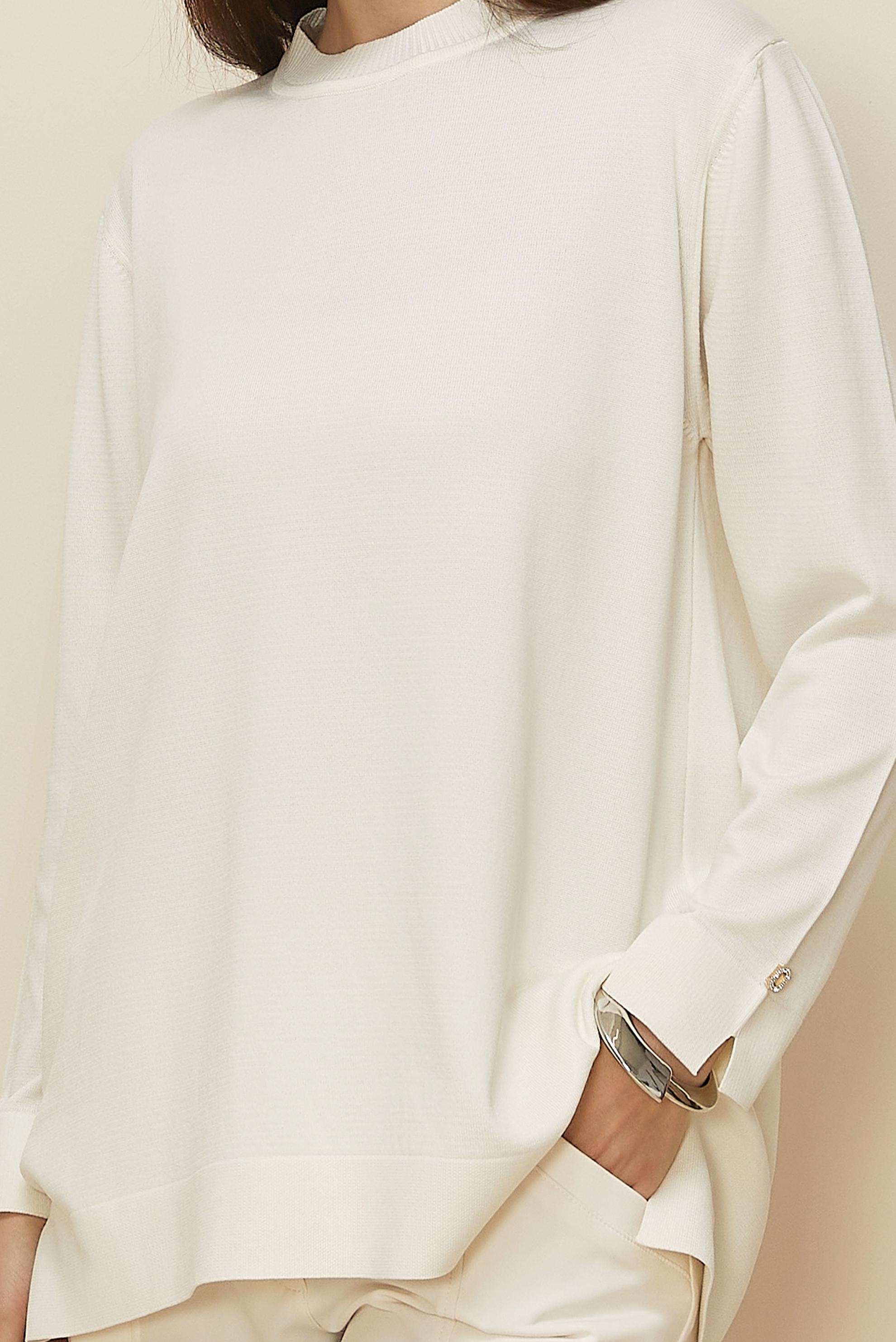 Hijab clothing WHITE KNITWEAR TUNIC 45857