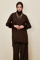 KÜRK DETAYLI TRİKO TUNİK 45900