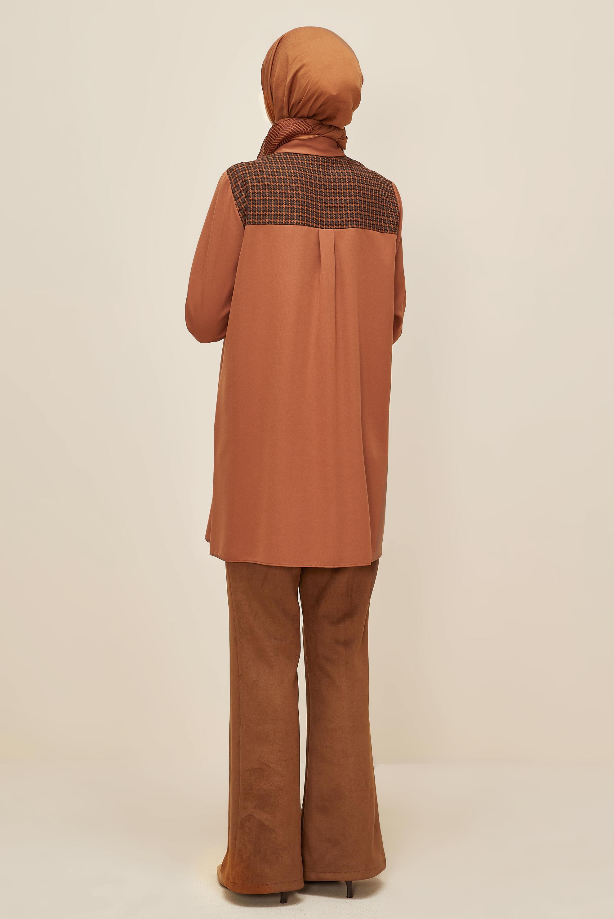 Vêtements hijab TABA TUNIQUE COL CHEMISE 45941