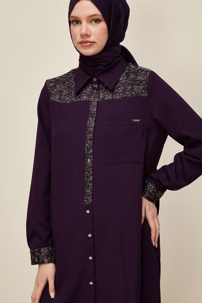 Tesettür giyim MÜRDÜM 45993 43961 TUNİK 40-48 TEK 38 - ALVİNA