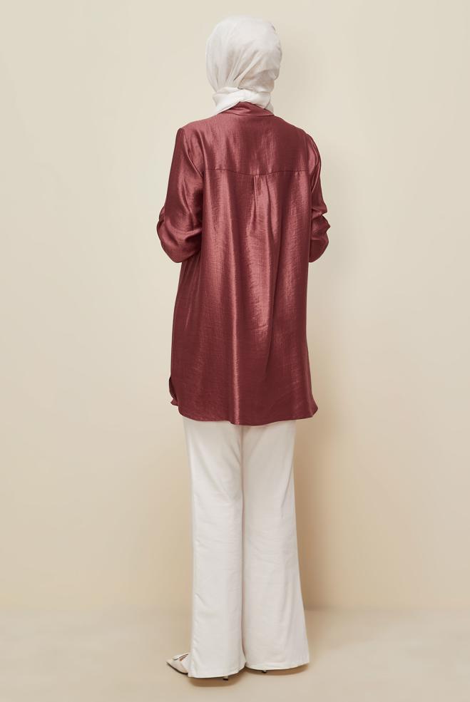 Hijab clothing ORANGE 46021 12502 TUNİK 40-48 TEK38 - ALVİNA