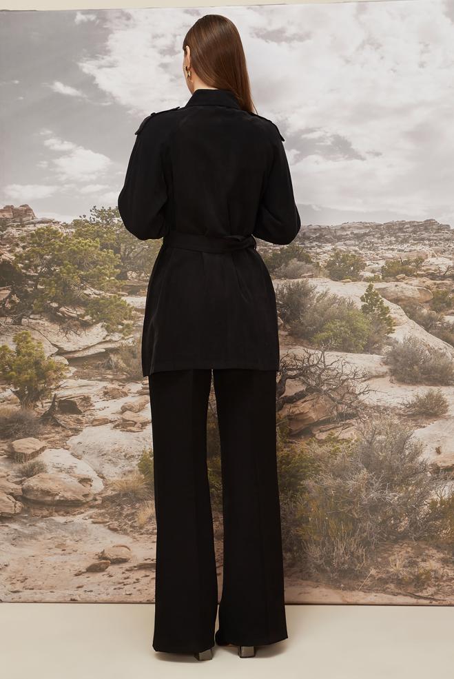 Tesettür giyim SİYAH 46028 ROLEX 421 TUNİK 38-44 TEK40 - ALVİNA