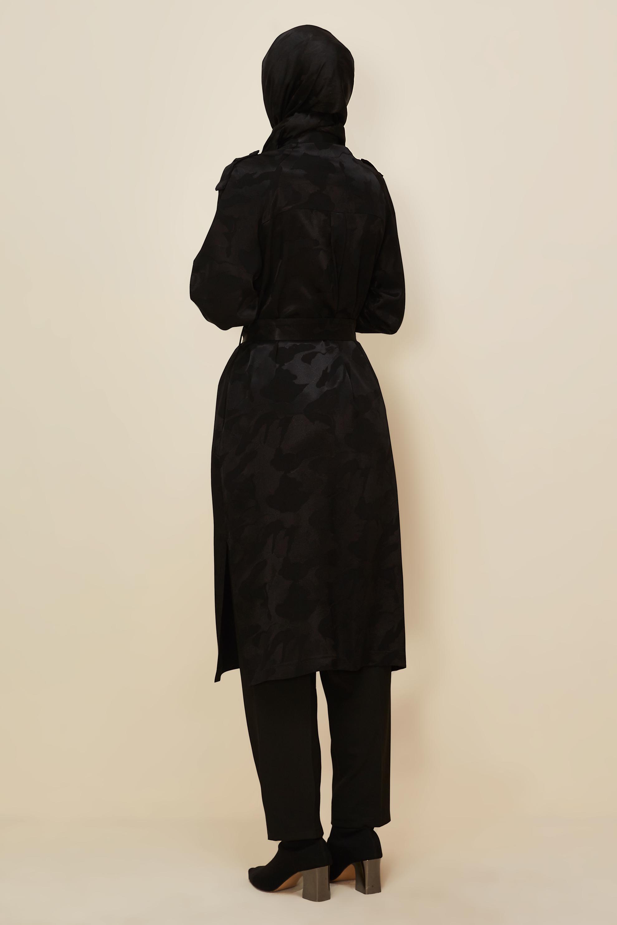 Tesettür giyim SİYAH 46078 9903 TUNİK 38-46 TEK42