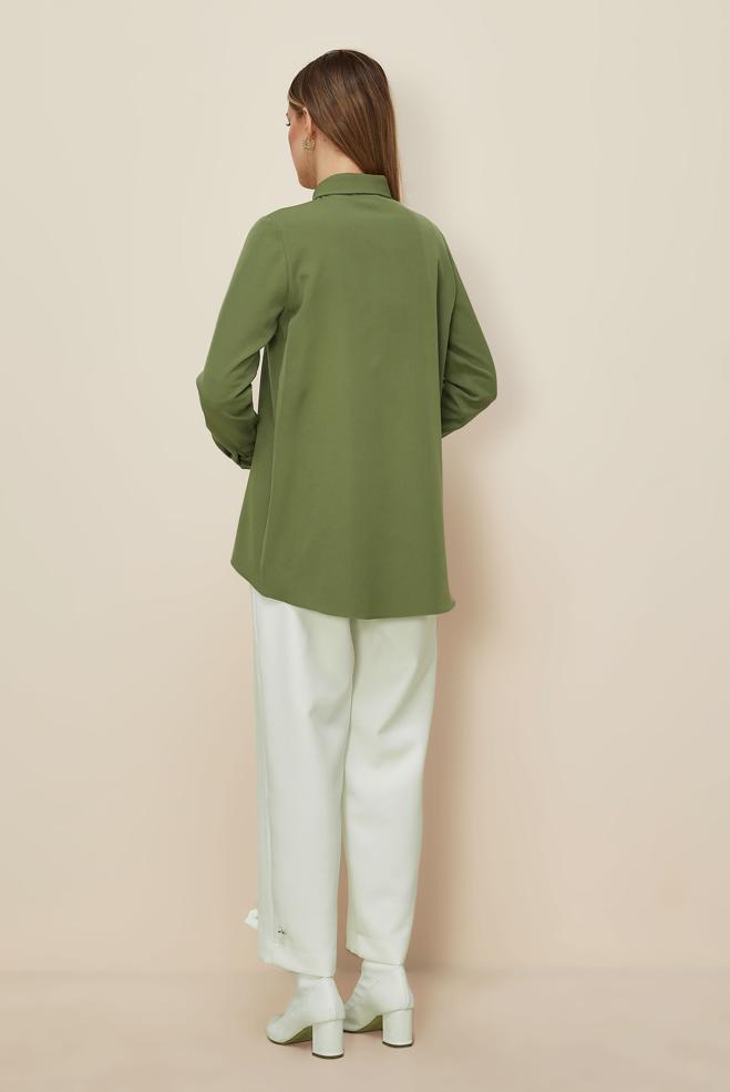 Tesettür giyim YEŞİL 46079 43961 TUNİK 38-44 - ALVİNA