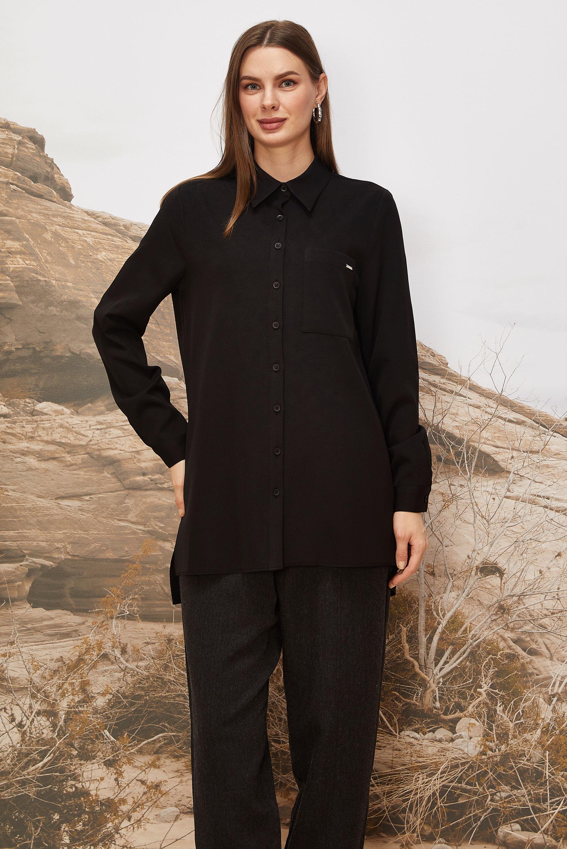 Tesettür giyim SİYAH 46080 43961 TUNİK 38-46 TEK 42