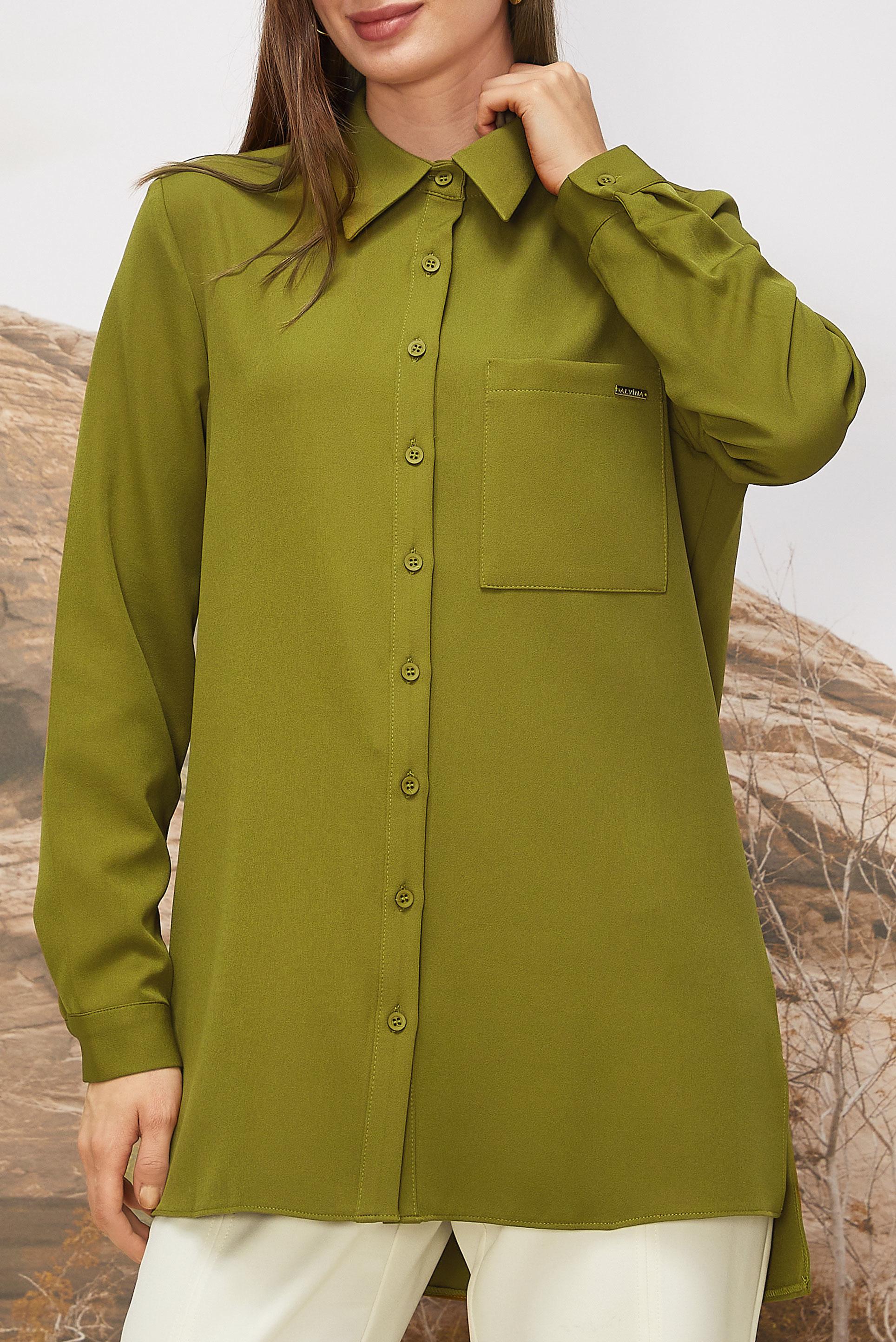 Tesettür giyim YEŞİL 46080 43961 TUNİK 38-46 TEK 42