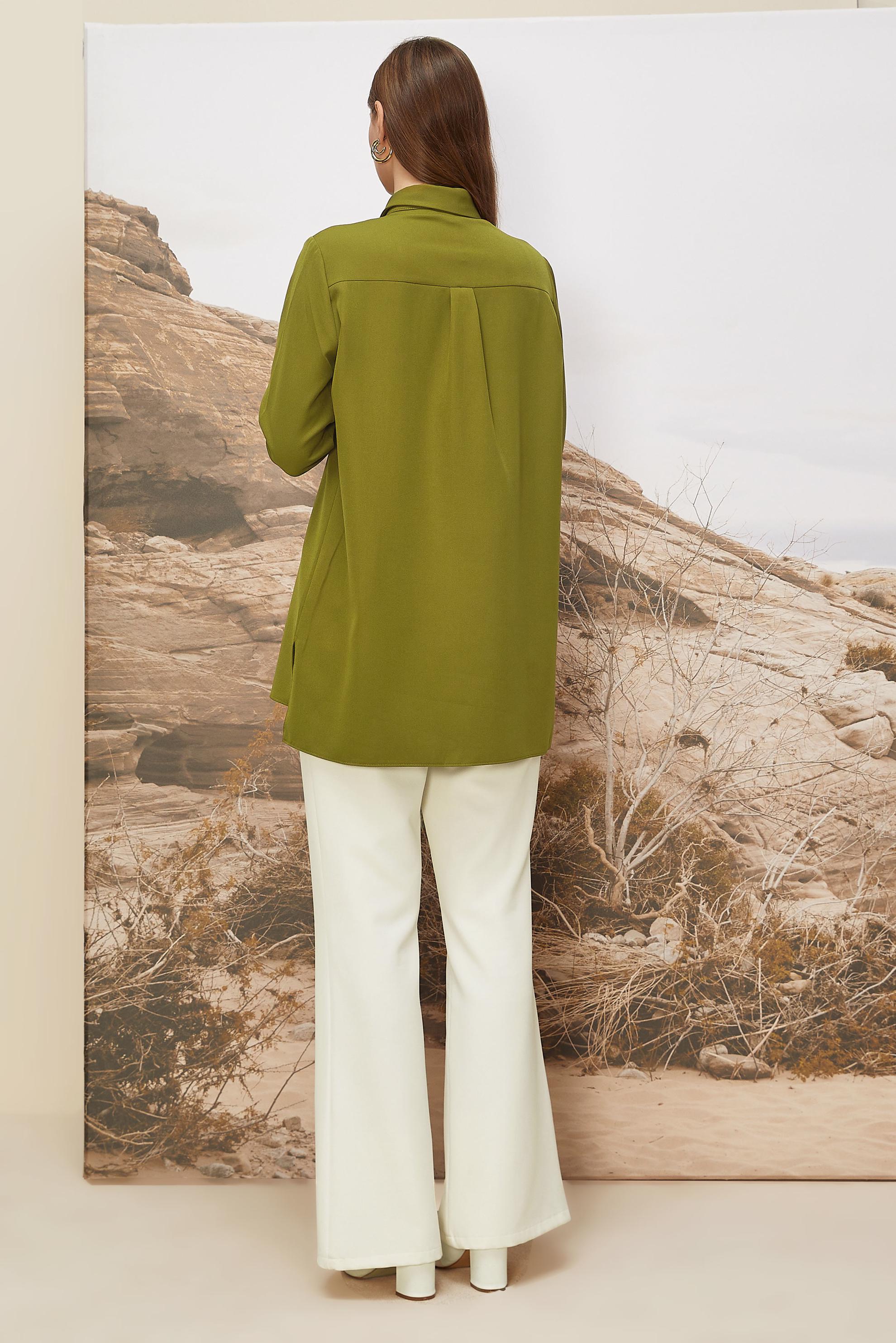 Tesettür giyim YEŞİL 46080 43961 TUNİK 38-46 TEK 42