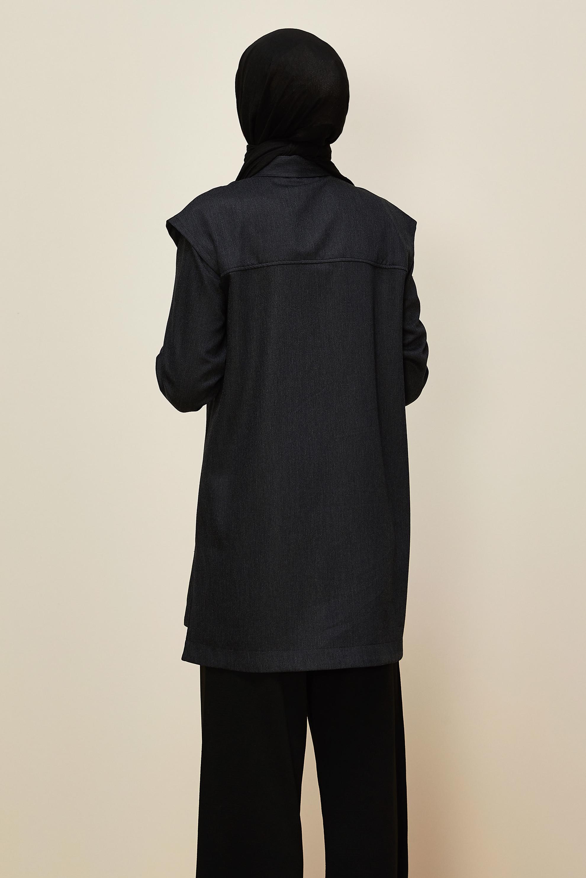 Hijab clothing GREY 46090 12542 TUNİK 38-44 TEK 40