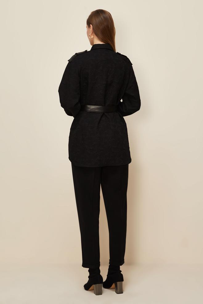 Hijab clothing BLACK 46138 9798 TUNİK 38-44 TEK40 - ALVİNA