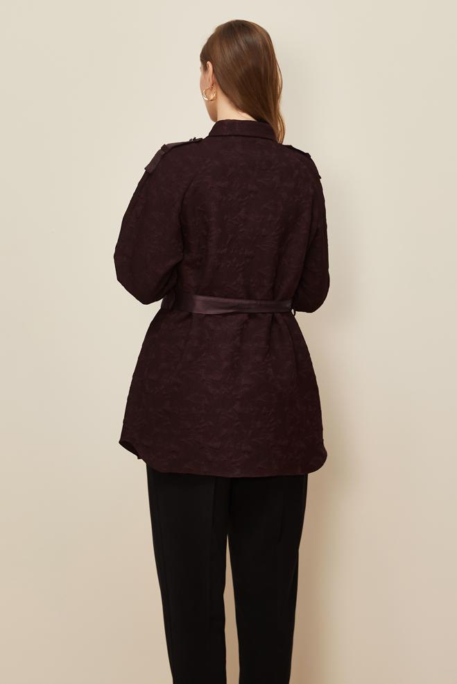 Hijab clothing CLARET RED 46138 9798 TUNİK 38-44 TEK40 - ALVİNA