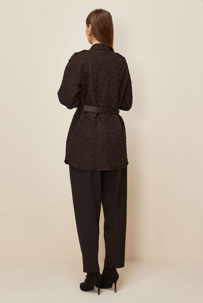 Hijab clothing BROWN 46138 9798 TUNİK 38-44 TEK40 - ALVİNA