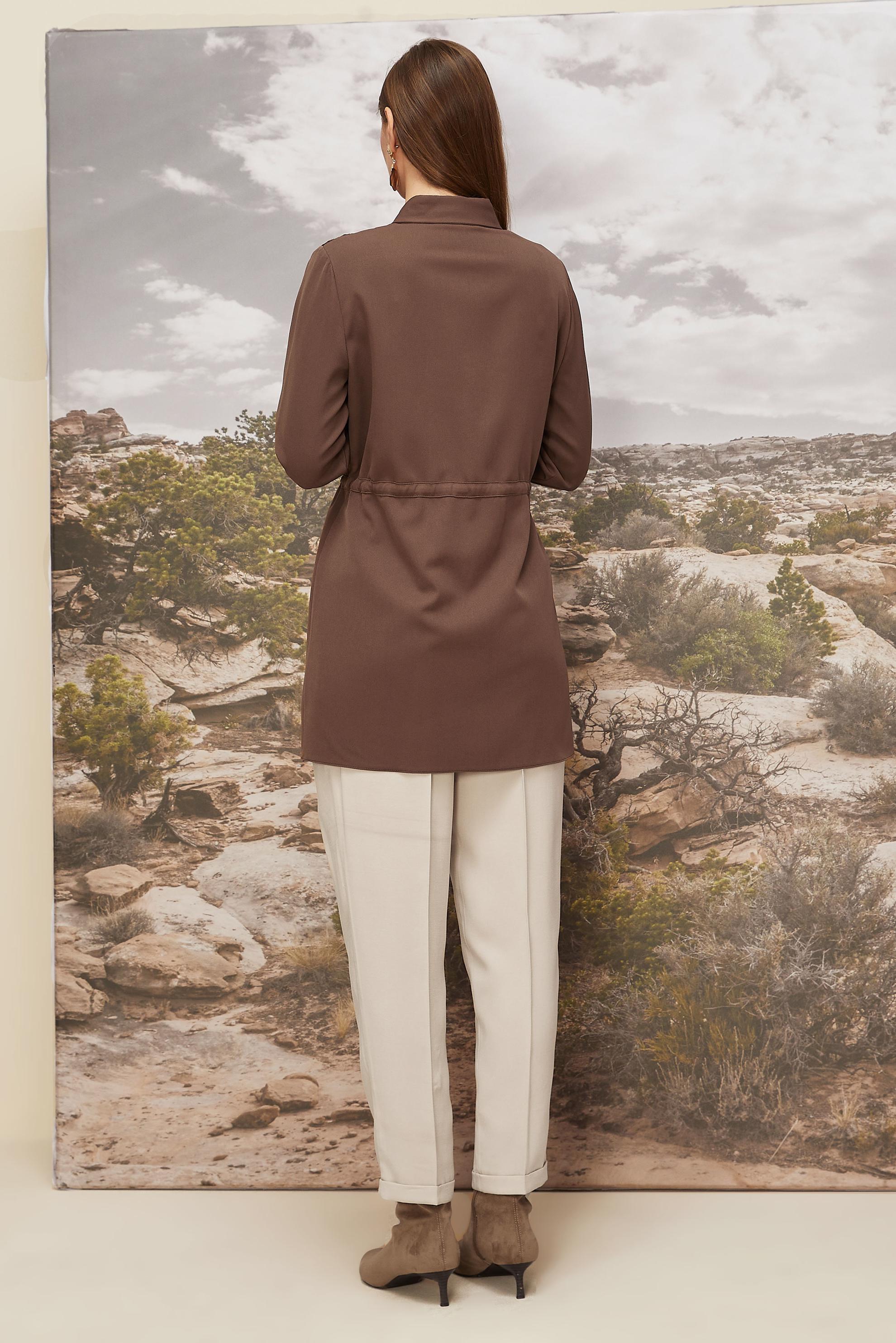 Hijab clothing MINK SHIRT COLLAR TUNIC 46161