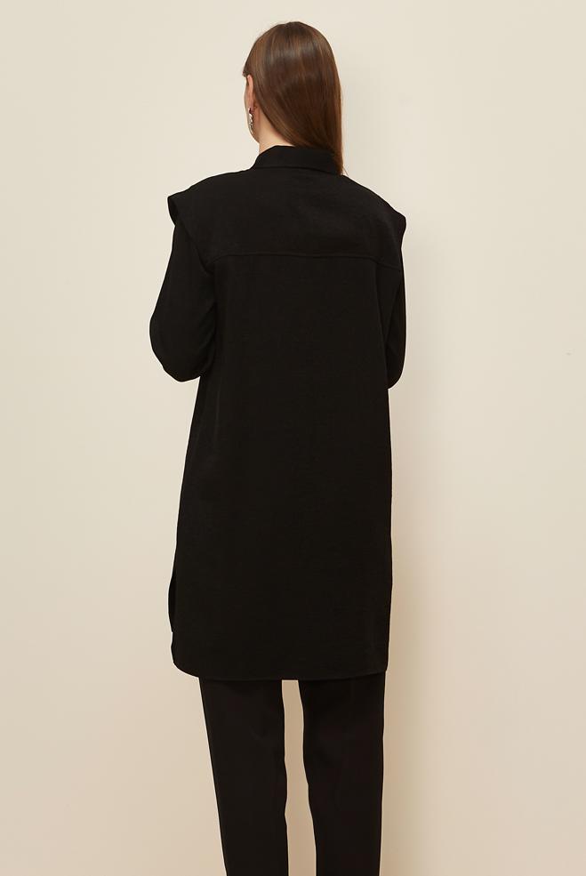 Hijab clothing BLACK 46166 1205 TUNİK 38-44 TEK 40 - ALVİNA