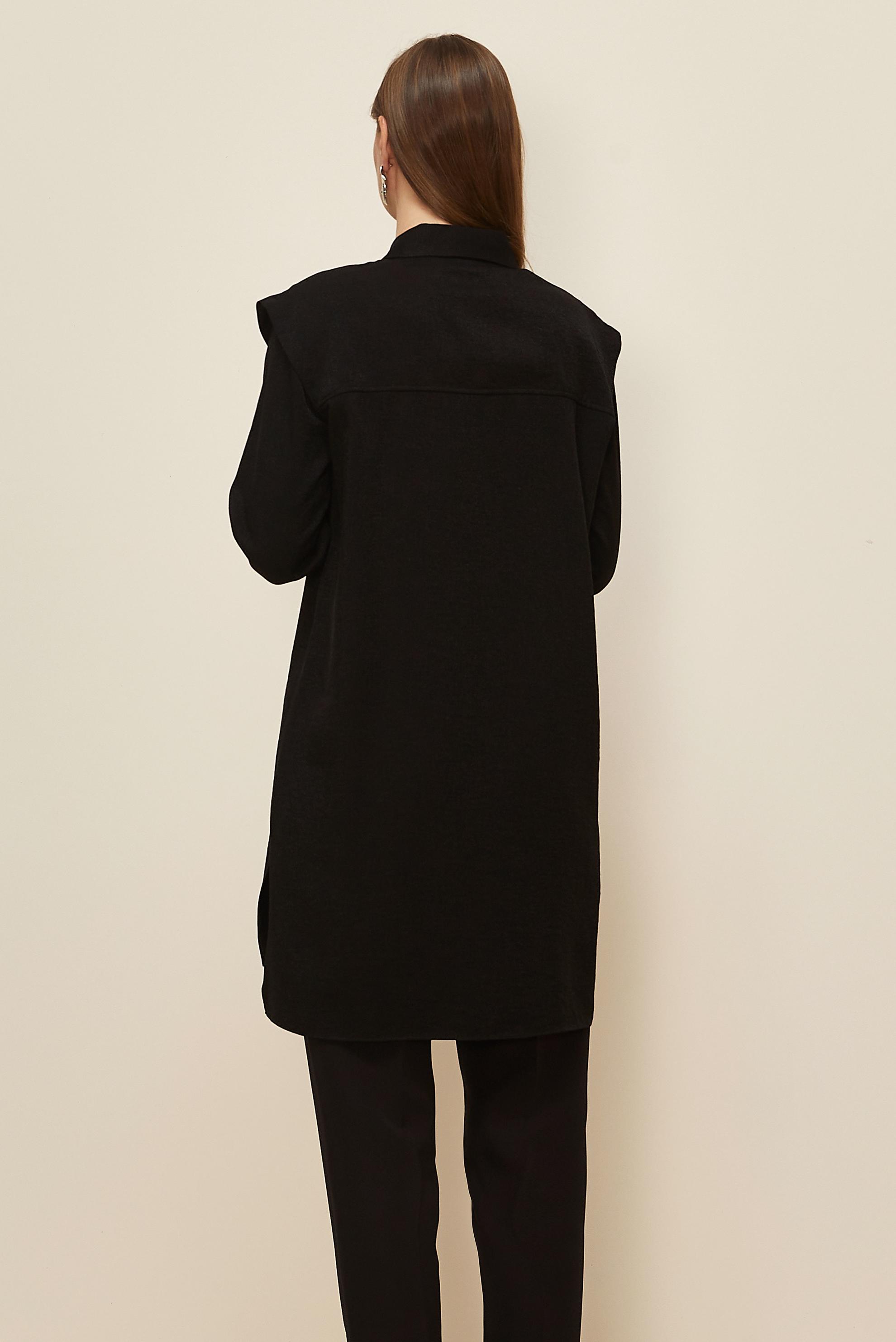 Hijab clothing BLACK 46166 1205 TUNİK 38-44 TEK 40