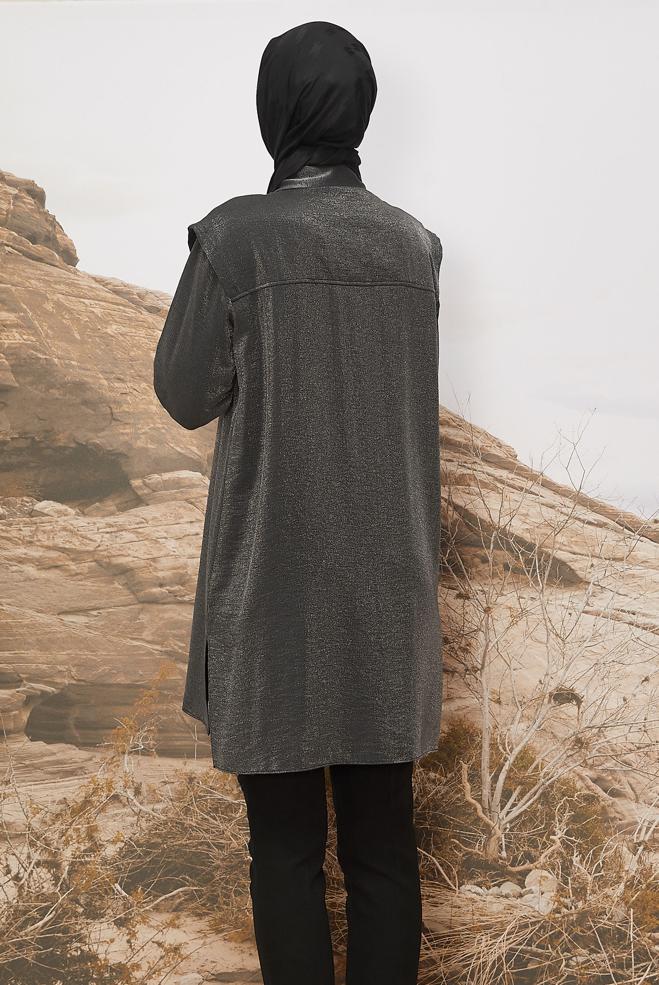 Hijab clothing GREY 46166 1205 TUNİK 38-44 TEK 40 - ALVİNA