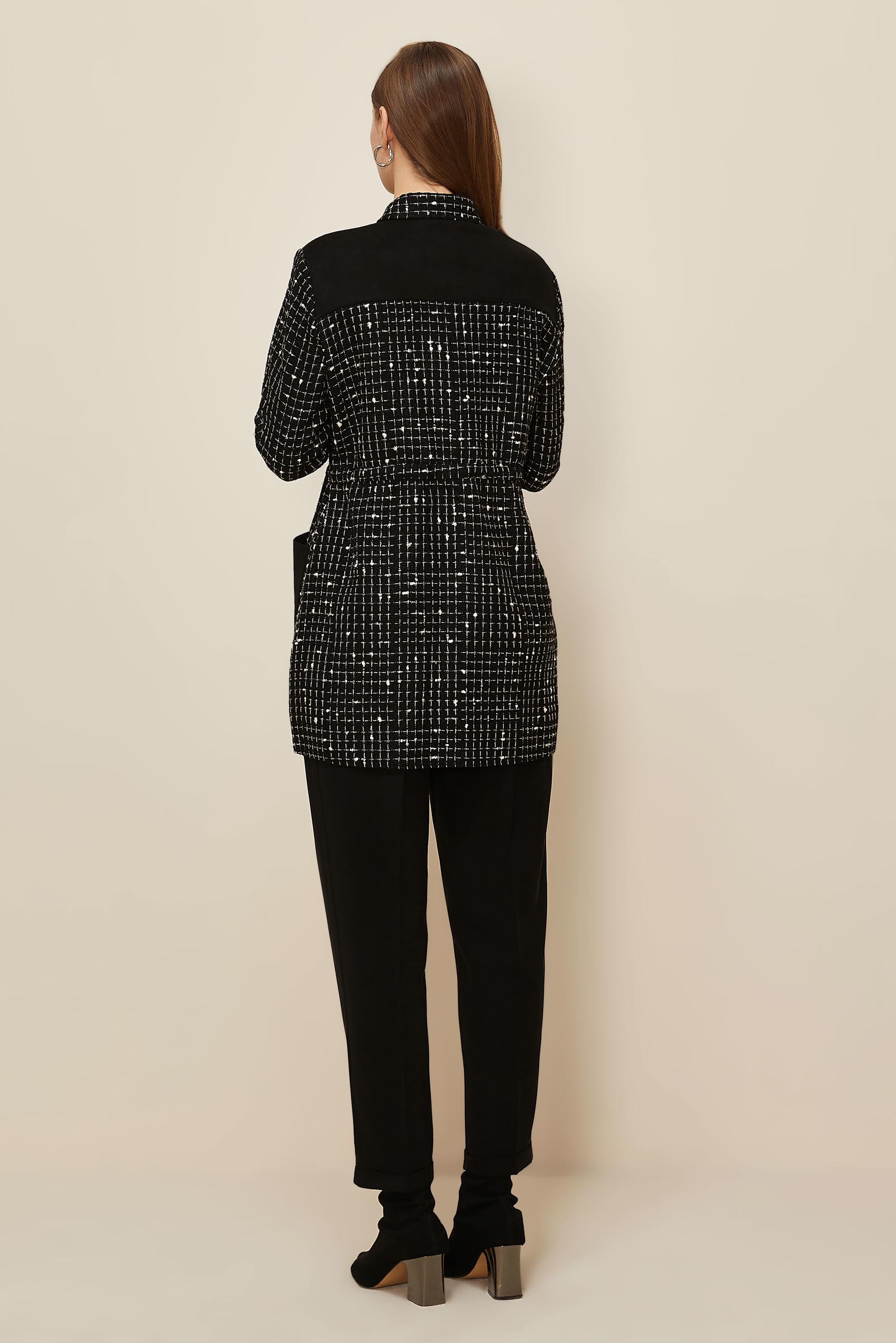 Hijab clothing BLACK 46175 NO:92 TUNİK 38-44 TEK 40