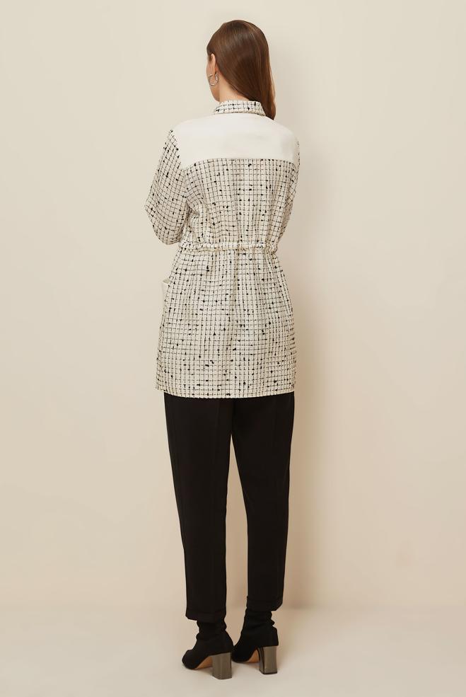 Hijab clothing BEIGE 46175 NO:92 TUNİK 38-44 TEK 40 - ALVİNA