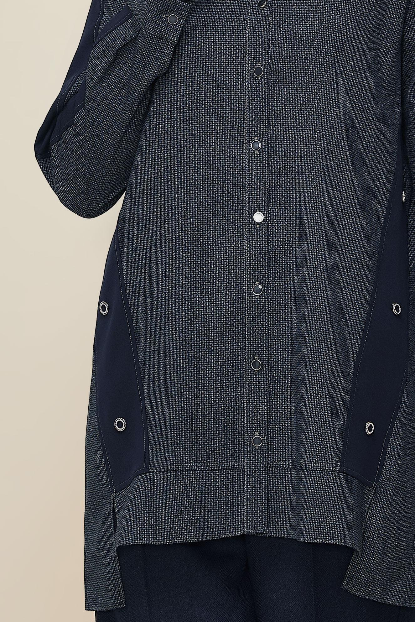 Tesettür giyim LACİVERT 46199 KLİKYA TUNİK 38-44 TEK 40