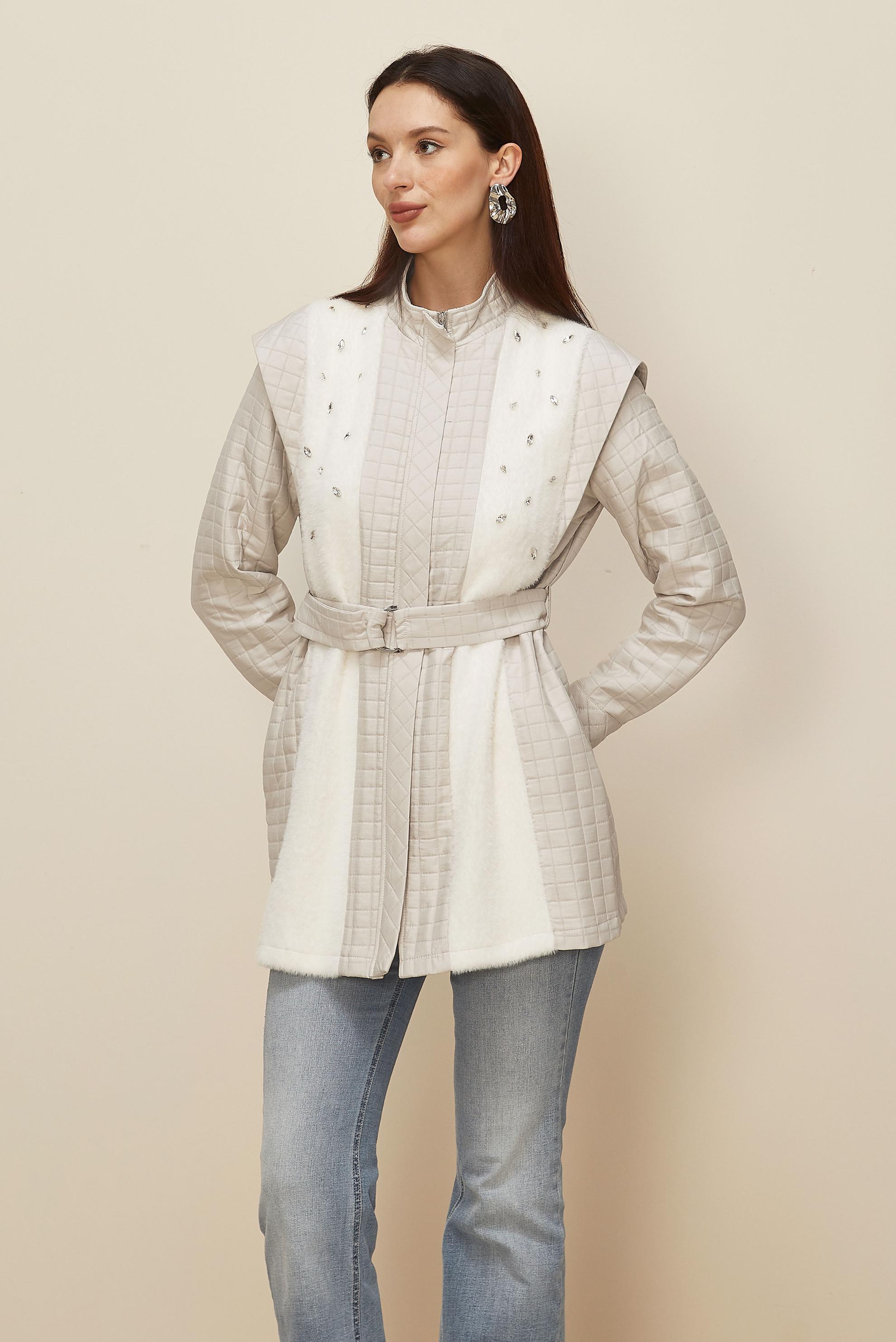 Tesettür giyim BEJ 46202 67516-2 TUNİK 38-44