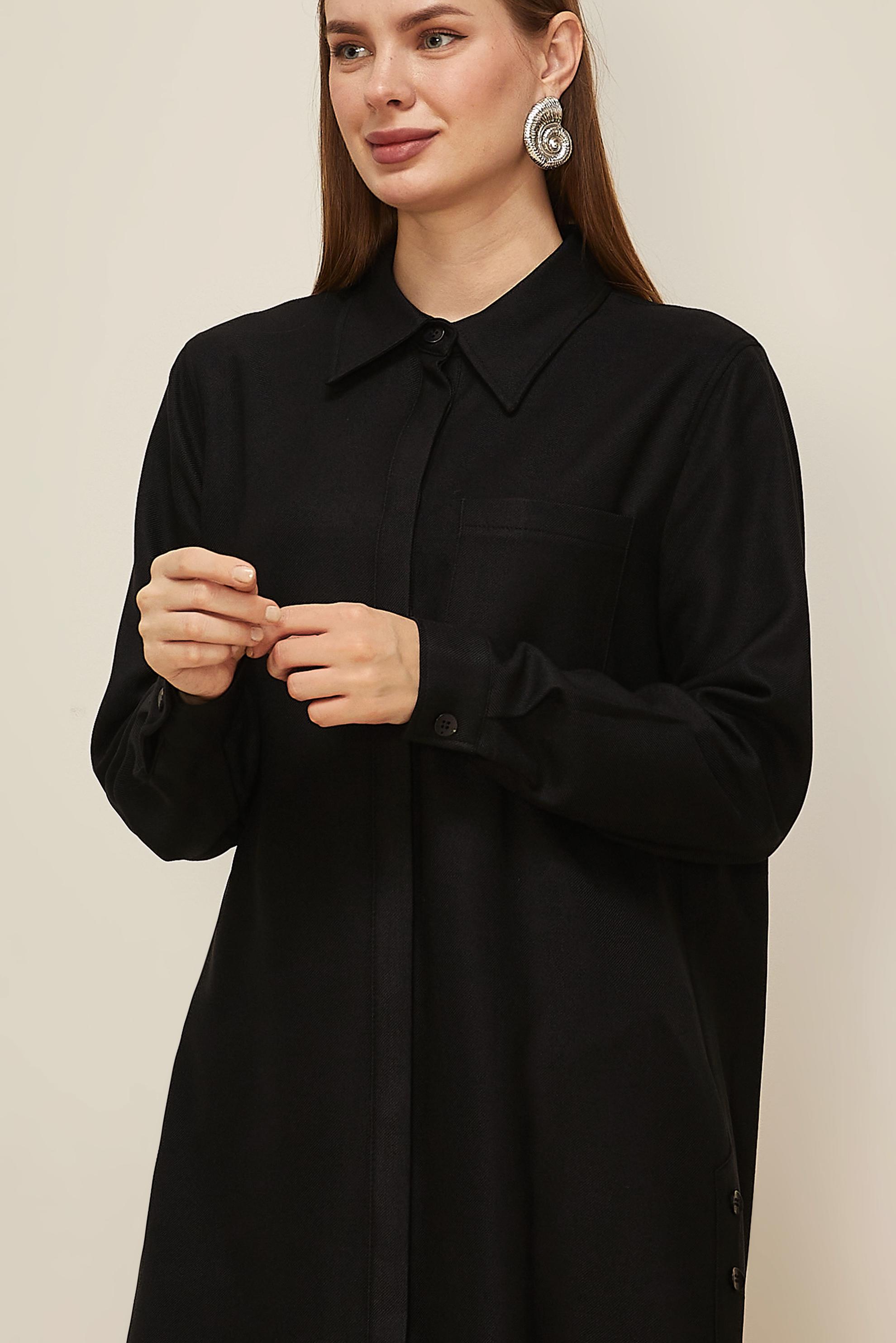 Hijab clothing BLACK SHIRT TUNIC 46215