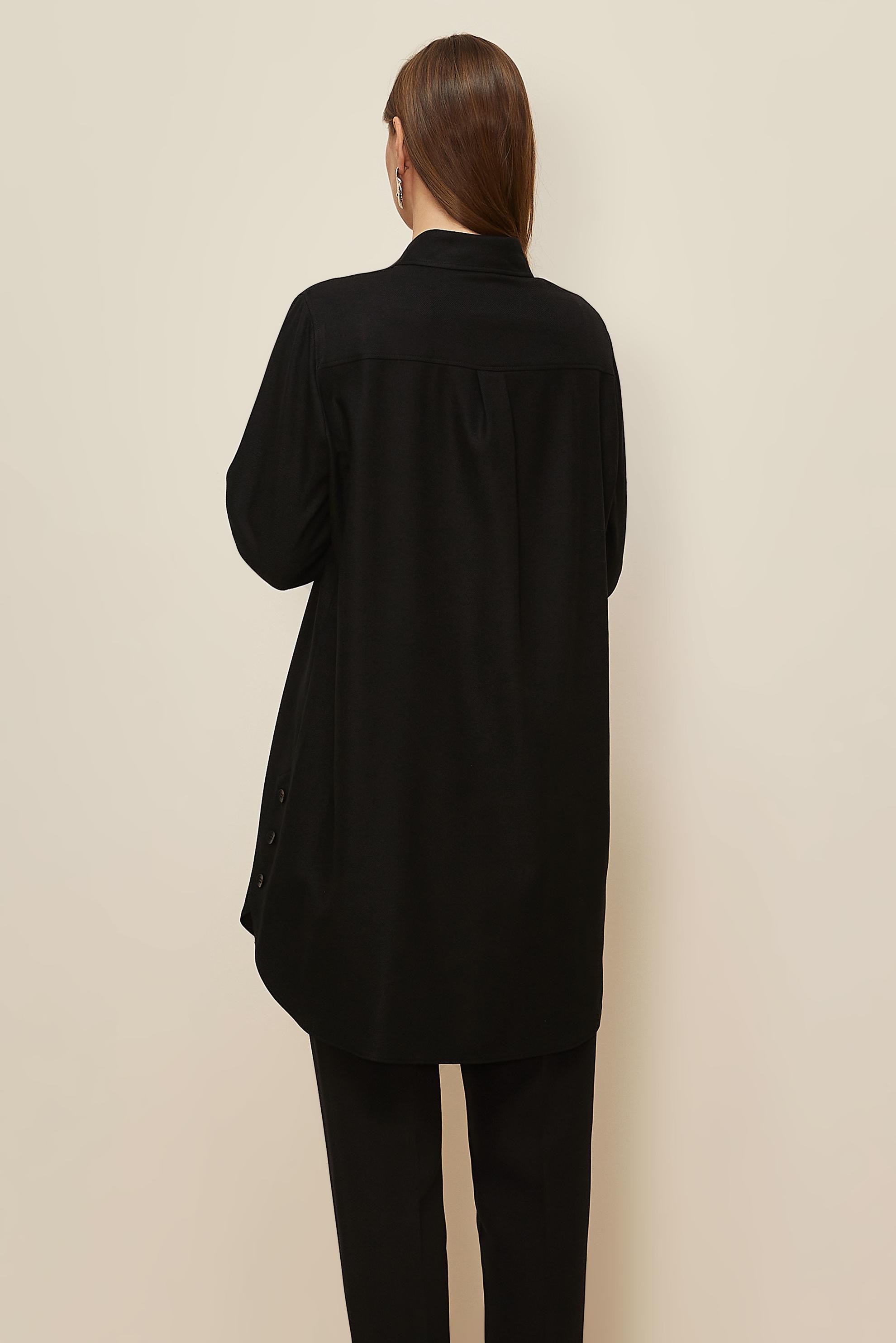 Hijab clothing BLACK SHIRT TUNIC 46215