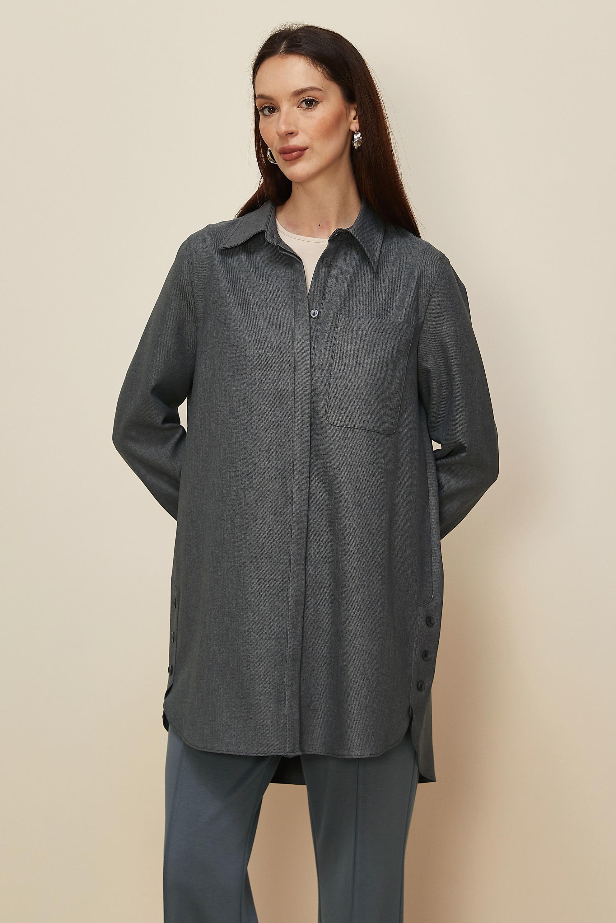 Hijab clothing GREY SHIRT TUNIC 46215