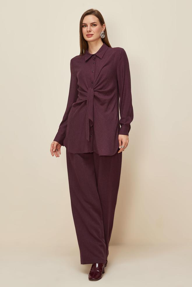 Hijab clothing CLARET RED 46222 ARENDAL 70038 TUNİK 38-44 TEK40 - ALVİNA