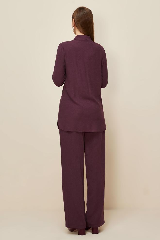 Hijab clothing CLARET RED 46222 ARENDAL 70038 TUNİK 38-44 TEK40 - ALVİNA