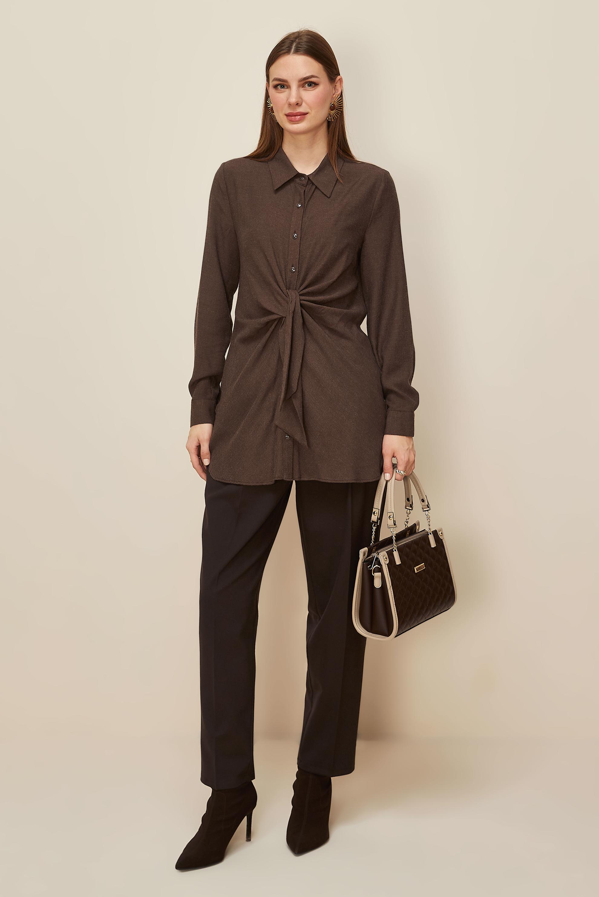 Hijab clothing BROWN 46222 ARENDAL 70038 TUNİK 38-44 TEK40