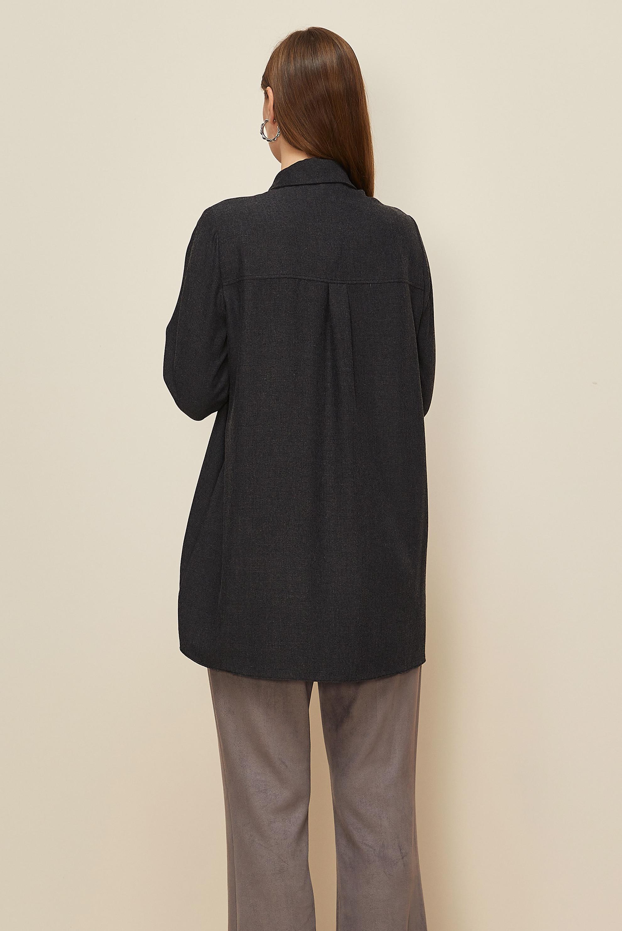 Tesettür giyim SİYAH 46223 ARENDAL 70044 TUNİK 38-46 TEK 40