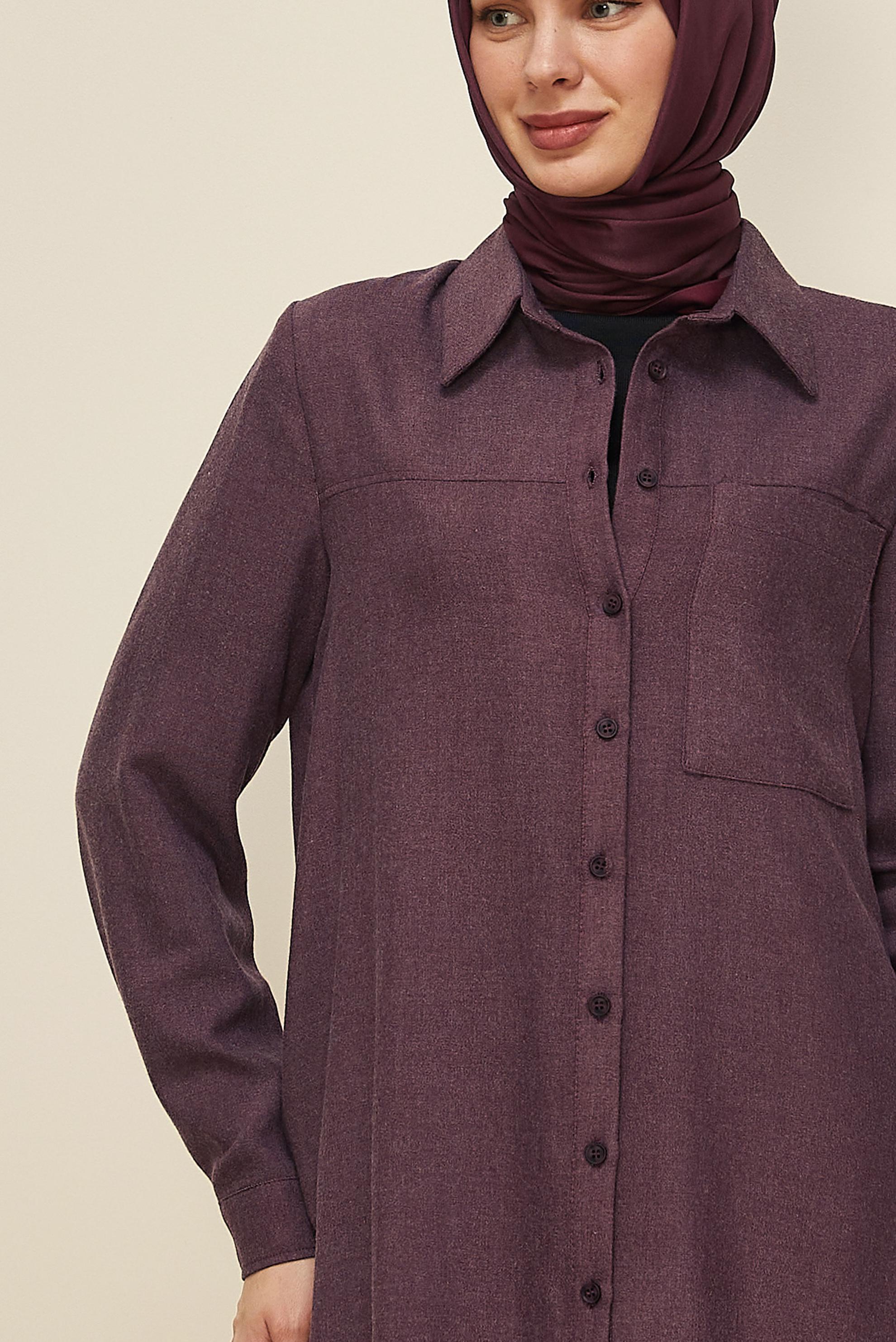 Tesettür giyim BORDO 46223 ARENDAL 70044 TUNİK 38-46 TEK 40