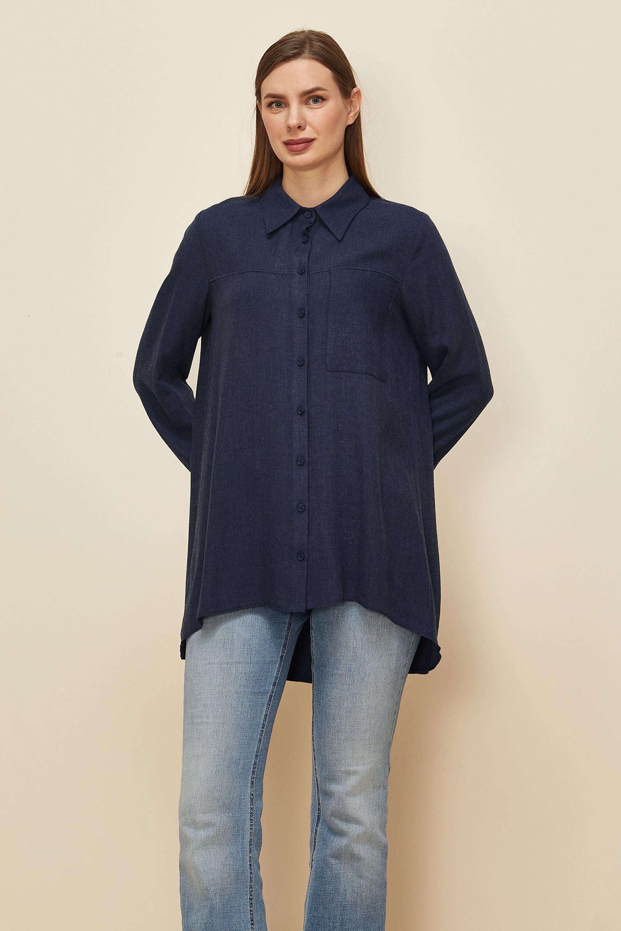 Tesettür giyim LACİVERT 46223 ARENDAL 70044 TUNİK 38-46 TEK 40