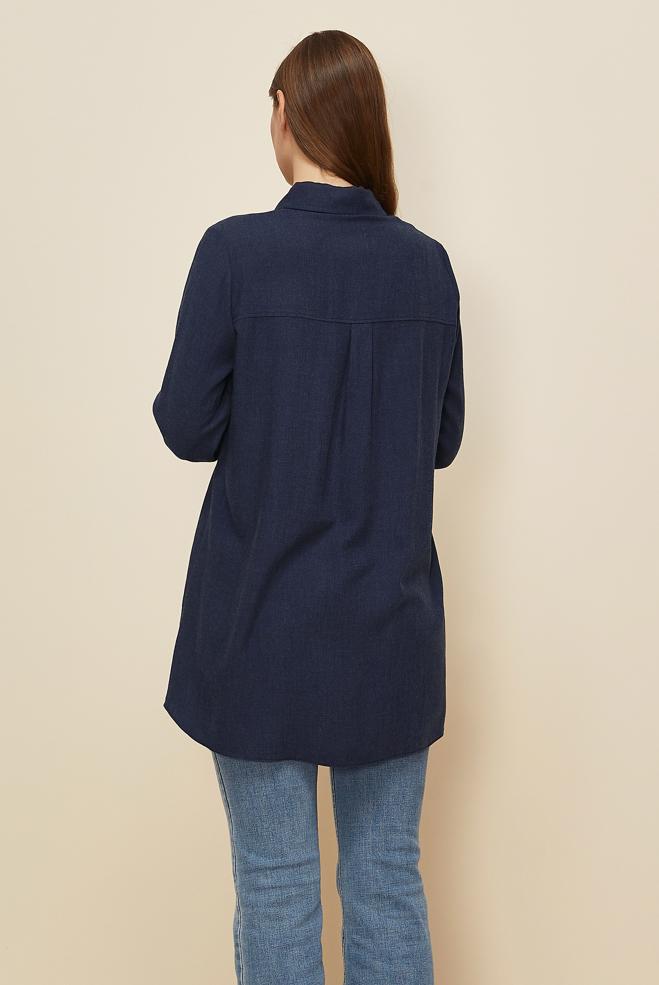 Tesettür giyim LACİVERT 46223 ARENDAL 70044 TUNİK 38-46 TEK 40 - ALVİNA